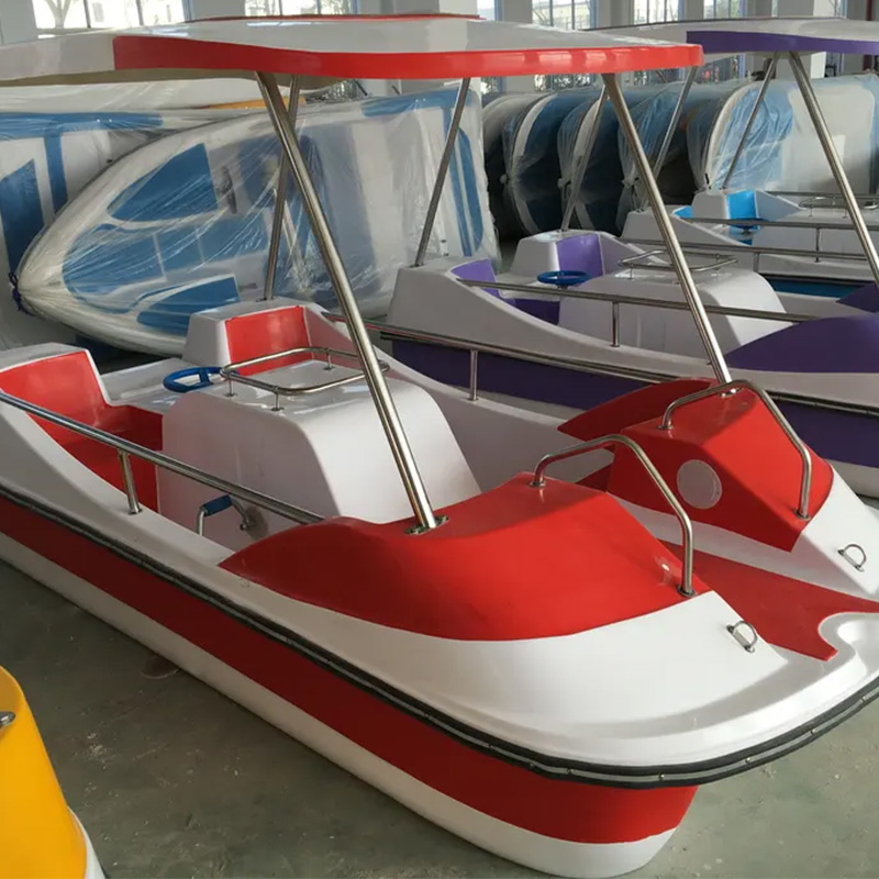 Fiberglass 4 Seat Normal Pedal boat